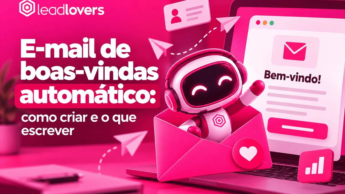 Crie um e-mail de boas-vindas agora mesmo