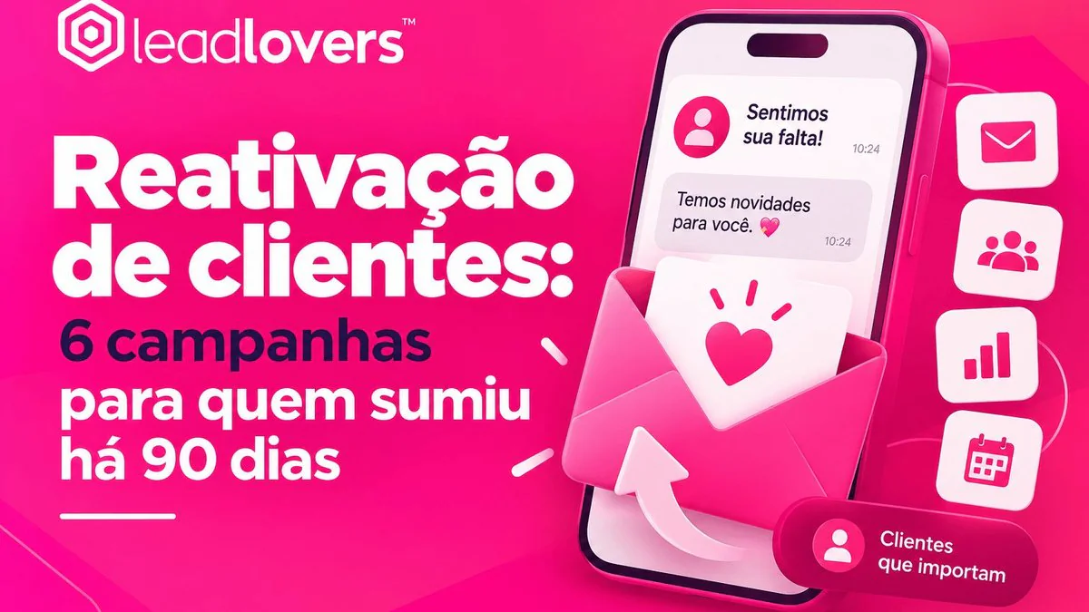 Reativa clientes que sumiram há 90 dias agora